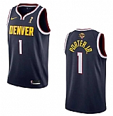 Men's Denver Nuggets #1 Michael Porter Jr. Navy 2023 Finals Champions Icon EditionStitched Basketball Jersey,baseball caps,new era cap wholesale,wholesale hats